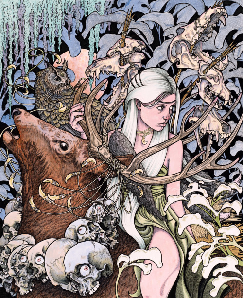 rfmmsd:Artist & Illustrator:Chris Panatier“LORDS OF THE TROPHIC CASCADE”Album Covergoddamn that’s gorgeous