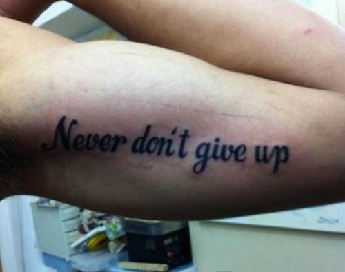 breathless-sound:  moonstresss:  The worst tattoo spelling mistakes, check out the full list here!  oh no