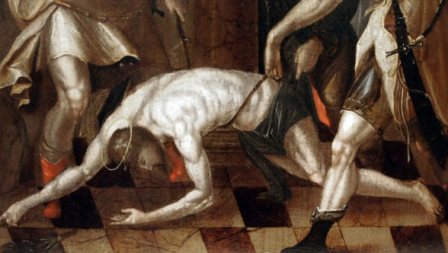 The Flagellation of Christ (17th c.). Detail.