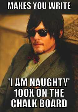 reeduschrist:Norman Reedus: Bad Teacher cont’d  