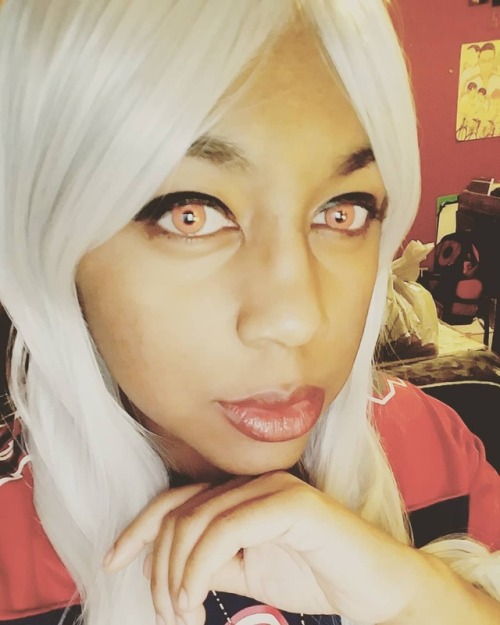 My contacts and wig (unstyled n shit) for xemnas came in so I wanted to try em out. But now it&rsquo