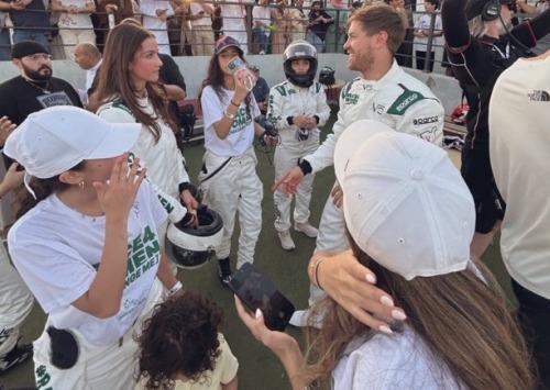 Seb In Jeddah Today For #RACE4CHAMPIONS
