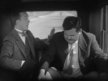 an-unconventional-lady:Laurel and Hardy in Liberty (1929)