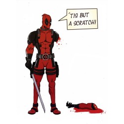 sarasaurousrex-durp:  So, I’ve heard of Marvel’s plan to kill of Deadpool in a final comic in April. I thought I’d post an appropriate response if Deadpool had heard the news himself. 👍 #deadpool #nerdshit #finalcomic #comicbooks #sadface #ilovehim