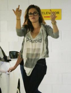 fanoffandom:   hanierose:  lackthelighttoshowtheway:  This sort of behavior used to irritate me until I learned about how invasive paparazzi are in America. There are no laws against it. I’ve also realized, that by flipping off the camera, the pictures