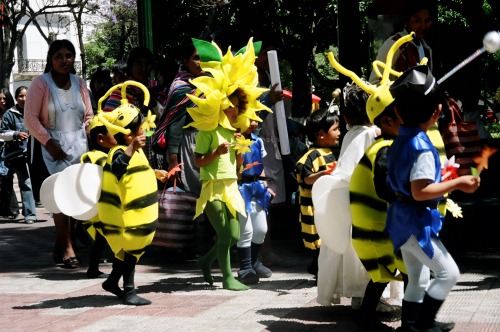 21 September, 1st Day of Spring! Children&rsquo;s Parade, Sucre, Bolivia, 2006.The first day of Spri