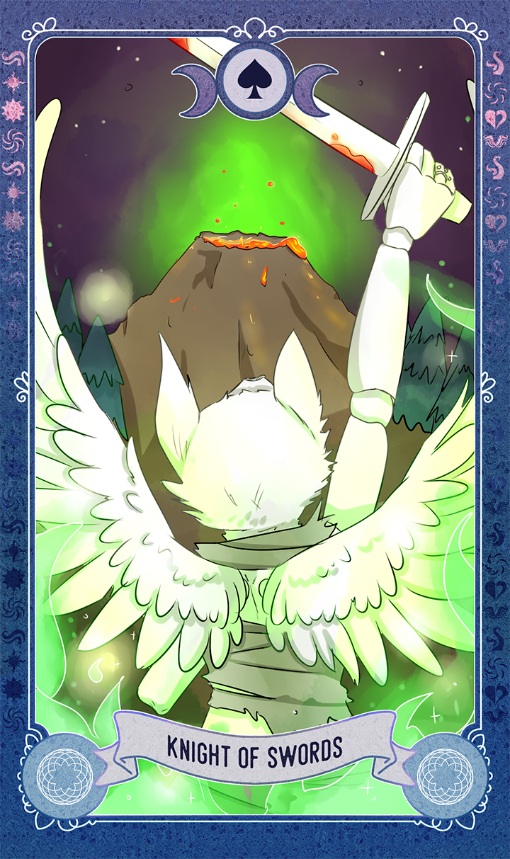 act6tarotproject: THE ACT 6 TAROT ANTHOLOGY: THE MINOR DECK (KNIGHTS) Knight of Wands