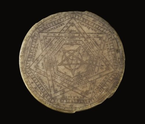 irisharchaeology - This elaborately decorated wax disc is known...