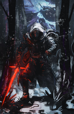 kalashnikool:  asteroidbluesart:  more star wars fanart  @kylomints 