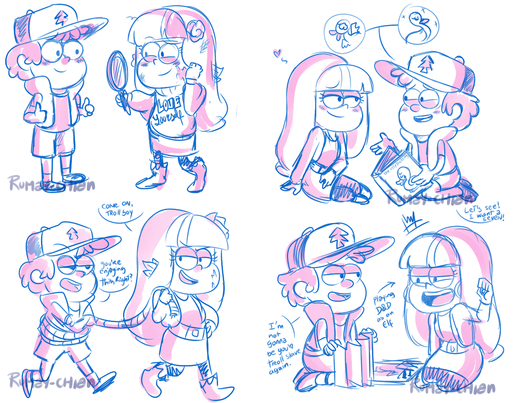 rumay-chian:  Doodles Dipcifica Lost Legends   cuties X3