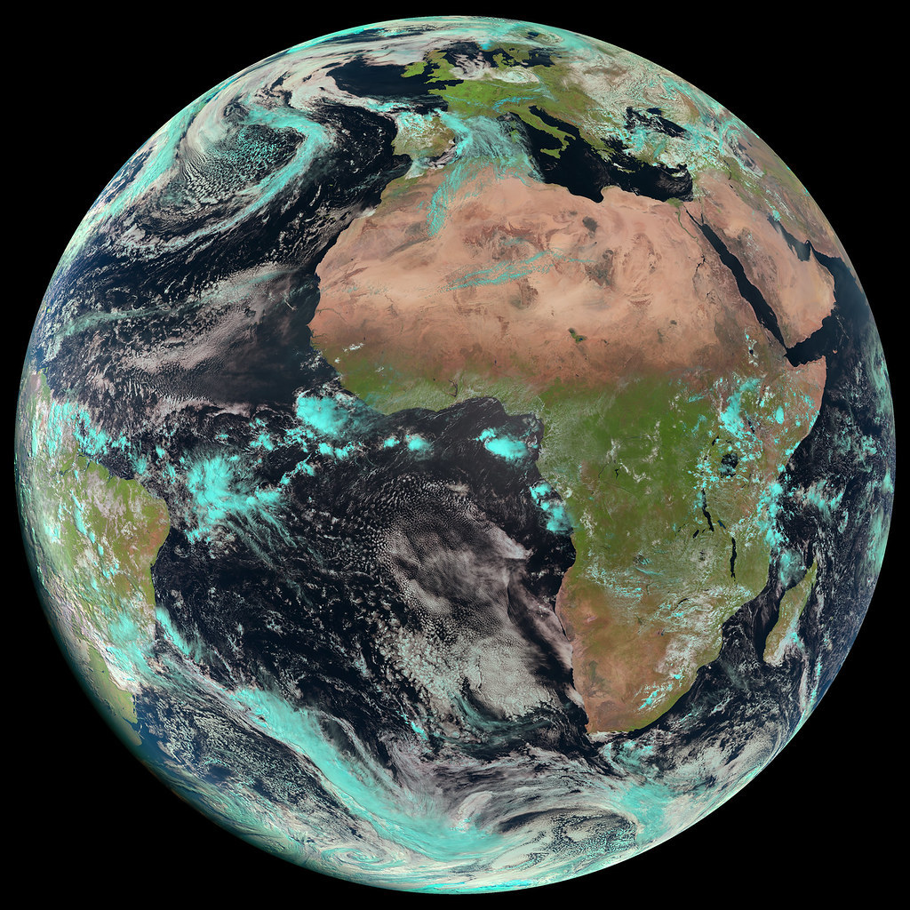 MSG-3 image of Earth, April 2015 by europeanspaceagency