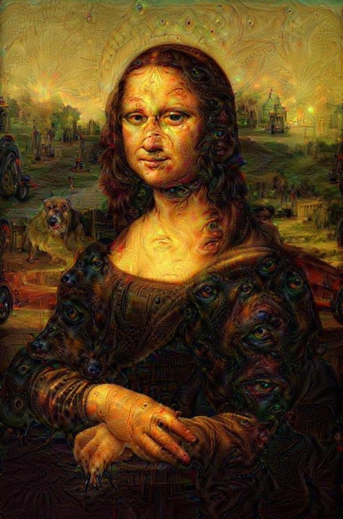 asylum-art-2:  This Is What Computers Dream of When They Look at Art   The Mona Lisa, Leonardo da Vinci via.The Persistence of Memory, Salvador Dali via @brdskggsThe Birth of Venus, Sandro Botticelli viaStarry Night, Vincent van Gogh via @brdskggs  The