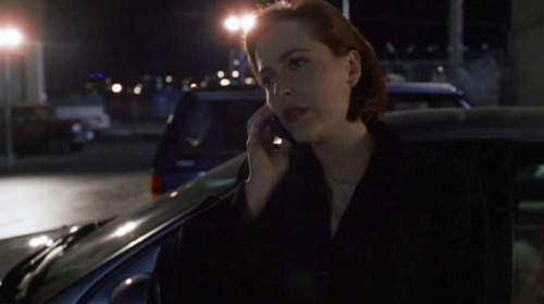 Agent Dana Scully On The Phone