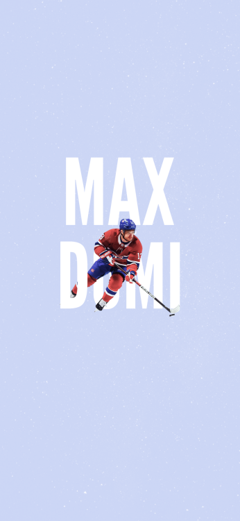 Where Hockey Meets Art — wallpapers • max domi + freestyle (iphone