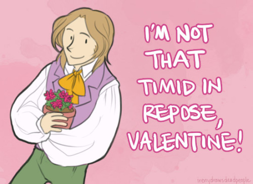 irenydrawsdeadpeople: a collection of last year’s valentines for all your citizen-wooing needs