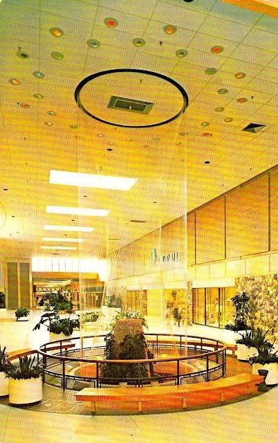 thegroovyarchives: Mid-Century Shopping Mall WonderfallsThe “Wonderfall” (also know