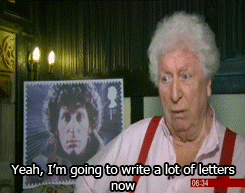 indiemovieboyfriend:   Tom Baker interviewed about the 50th anniversary Doctor Who stamps on BBC Bre