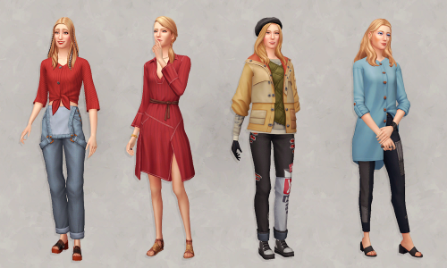 Stefy-sim’s updated looks for Eco Lifestyle