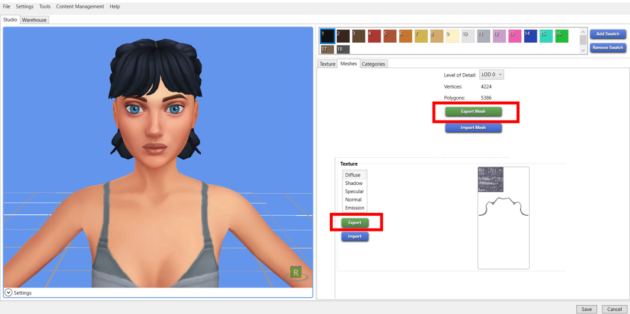 4. Sims 2 Tutorial: How to Fix Flashing Blue Hair - wide 6