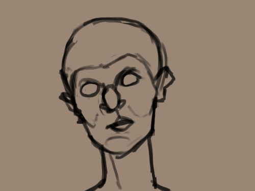 iri-draws:getting used to photoshopreference is the model melanie gaydosreblogging stuff i want more