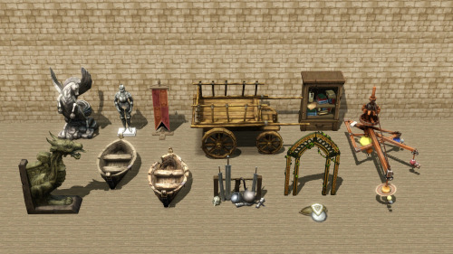 The Sims Medieval Total Conversion Catalog - by votenga at MTSOver 600 objects converted for the sim