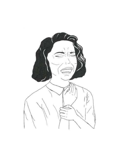 stephschoonoverprints: Crying Donna, Twin Peaks by Stephanie Schoonover