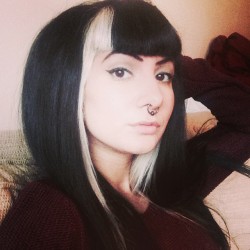 murderotic:  cherryface:  Woop my new bang! No regerets, yet.. Hehe. 