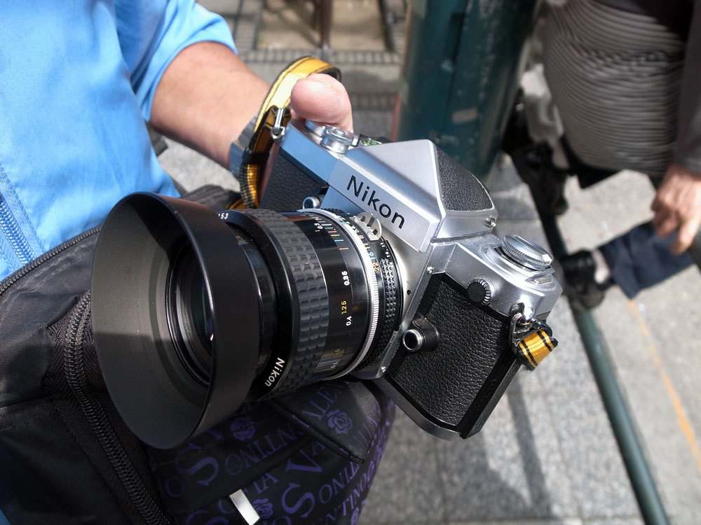 tokyo camera style — Asakusa Nikon F2 with eye-level finder and