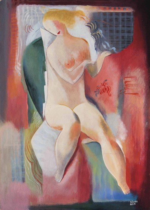 peaceinthestorm:Béla Kádár (1877-1956, Hungarian) ~ Seated Nude, 1930s