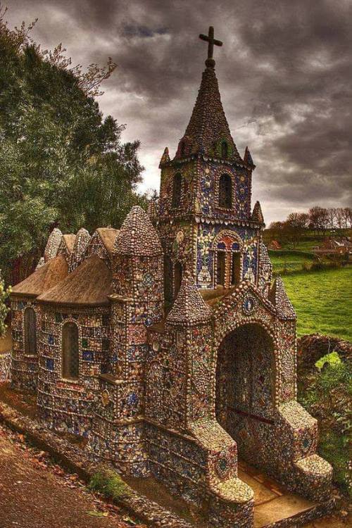 St. Andrew, The Little Chapel of Guernsey, in the English Channel off the coast of Normandy.