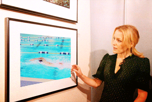 And last, but not the least, thank you, David for wearing those Speedos. - Gillian Anderson {x}