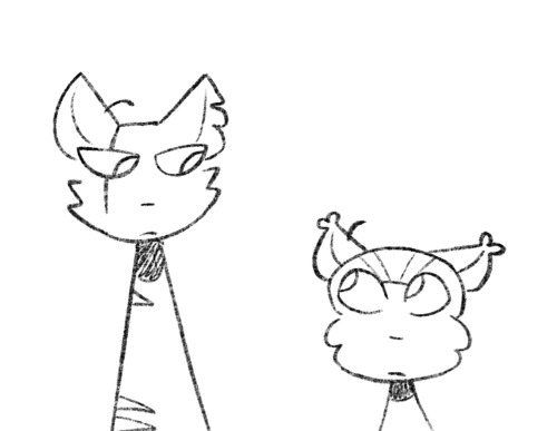 The Two Scugs Who Are Canonically Self-conscious About Being Short In My Au Lmao.