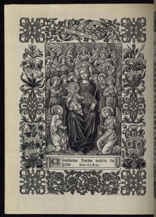 Are Y'all Familiar With The Woven Book Of Hours? This Is A Prayer Book Woven In Silk BY LOOM In The 1880s.