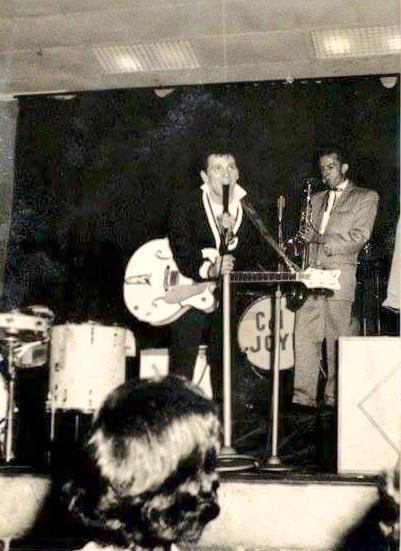 rockincountryblues:Gene Vincent with The Cole Joy Boys at The Johnny Cash Show, Australia, 1959 gret