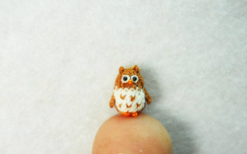 lesstalkmoreillustration:Handmade Crochet Miniature Birds By SuAmi On Etsy *More Things & Stuff