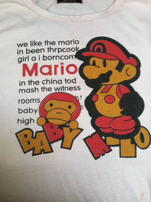 pableart:  I GOT THE BEST SHIRT IN THE WORLD TODAY FOR 2$  holy fuck