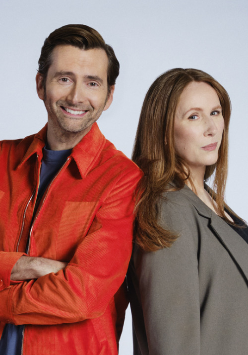 David Tennant and Catherine Tate - Photoshoot to announce their participation in the Doctor Who 60th