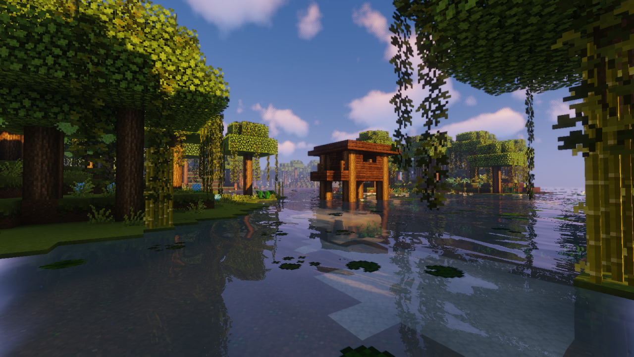 Minecraft screenshots — Unpopular opinion, swamps are pretty ✨🦚