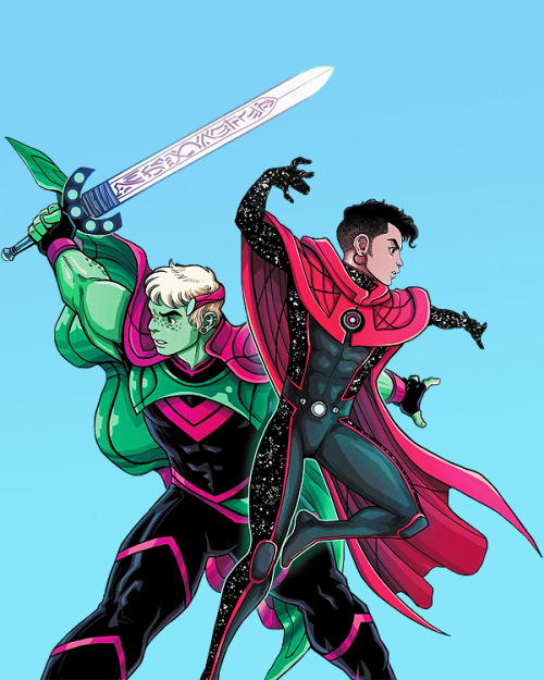 marvelcomicsdaily: ‘The Last Annihilation: Wiccan &amp; Hulkling’ cover by Luciano Vecchio 