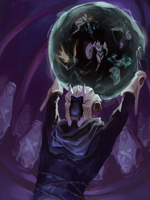 For The 1 Year Anniversary Of My Clan's First Raid Clear, I Drew Us Doing Queenswalk! Yes Thats Me Holding