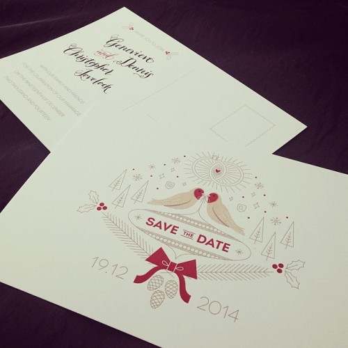 Save the Dates all written, on a good day too! 9 MONTHS TODAY #wedding #designed by me