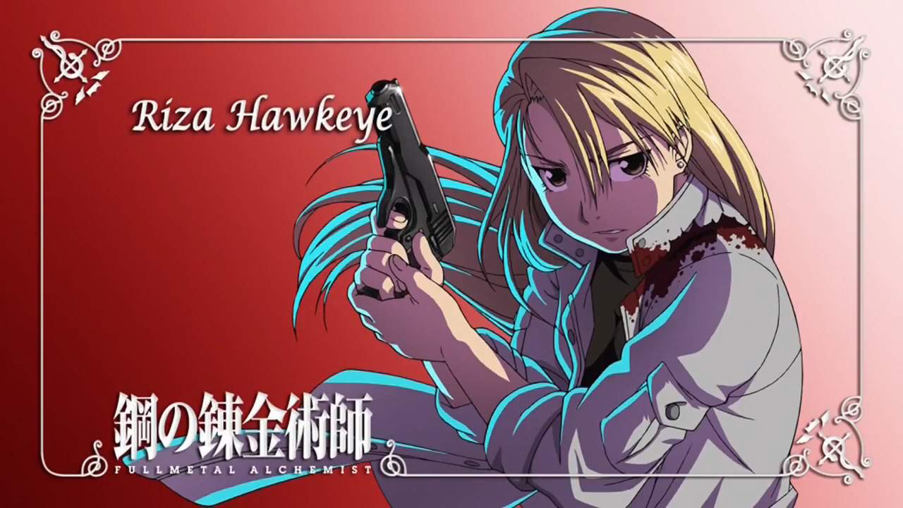 Riza Hawkeye Full-metal alchemist brotherhood anime manga Japanese