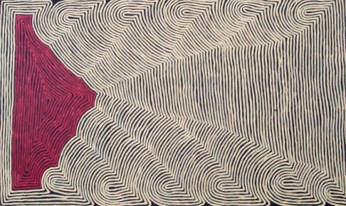 Ronnie Tjampitjinpa (Aboriginal,b.1943)Untitled, ca. 2015Acrylic on Belgian Linen