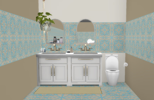 Royal Tiles SetGlorious brown, teal and white themed tiles <3 This is a 6 tile set that’s perfect