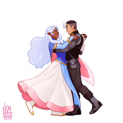 kickingshoes: A continuation of this piece and pose practice :) aka I thought the idea of Shiro line dancing with Keith hilarious and didn’t wanna leave anyone out XD 