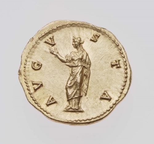 Ancient Roman aureus1-2. Aureus with bust of Aurelian, minted in Pannonia, Siscia, ca. 270-71 ce, Bu