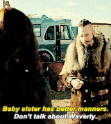 wynonnaearpdaily:wynonna ready to (ง'̀-‘́)ง whenever waverly is mentioned