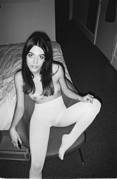 americanapparel:  Louise in Tights.  If it’s not too much trouble, would you mind falling in love with me?