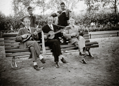 vintageeveryday:Musicians in Germany, 1928.