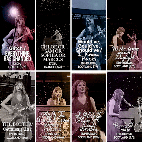 Surprise Songs On The European Leg Of The Eras Tour (x)